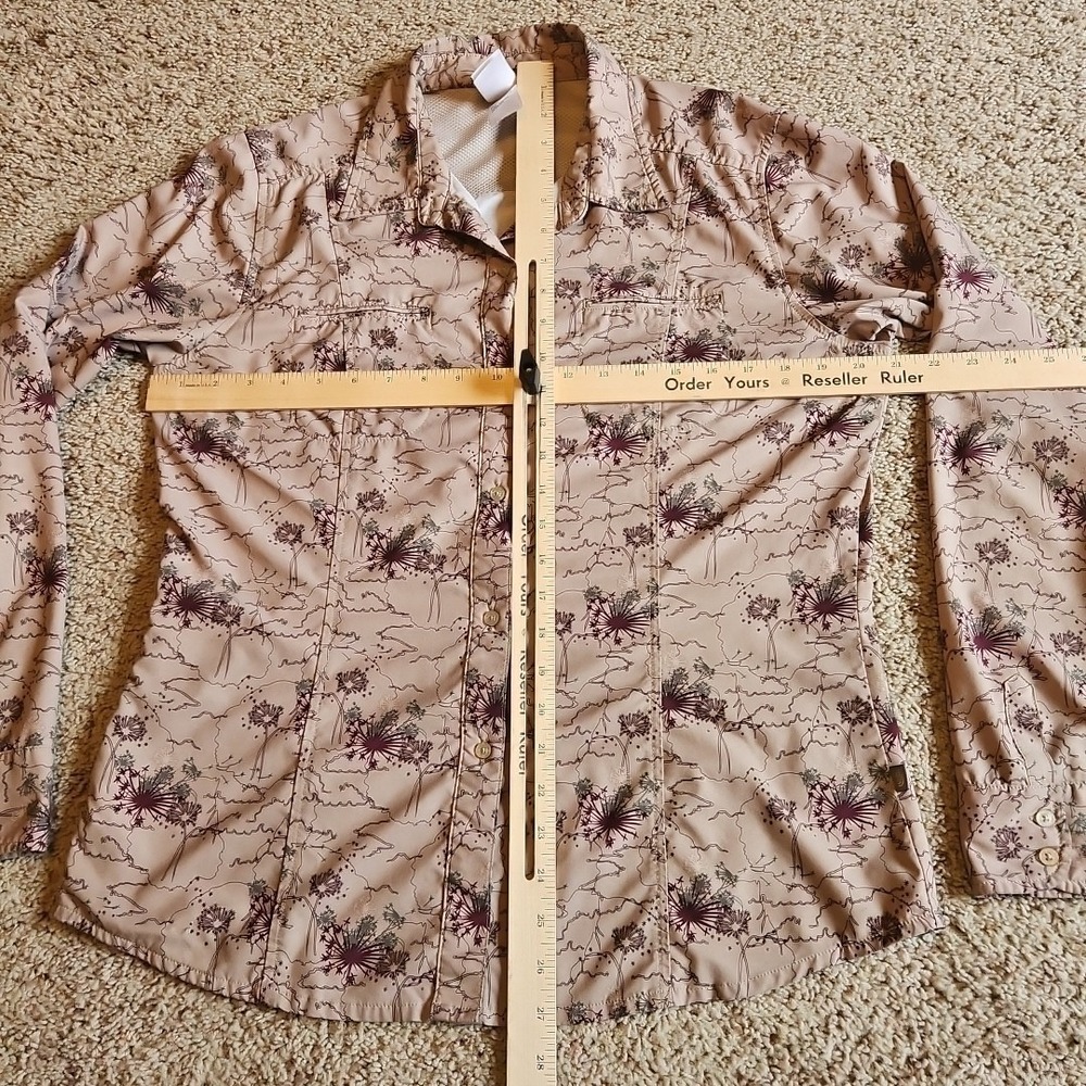 North Face Shirt Womens Large‎ Button Front Light Weight Long Sleeve - Picture 6 of 10